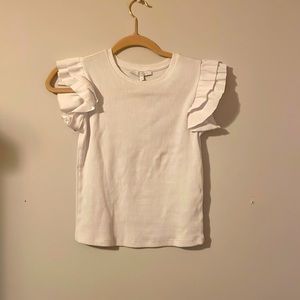 Francesca’s girls white tank size 14